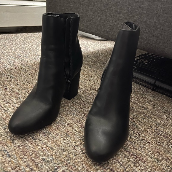 Madden girl high heels boots black size 8 - Picture 1 of 5